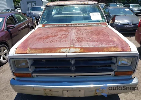 1987 Dodge D-Series D150 from USA, damaged, VIN 1B7HD14TXHS389456